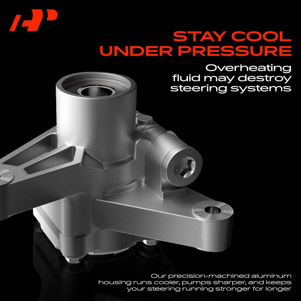 A-Premium pump next to ruler showing compact size for easy vehicle integration