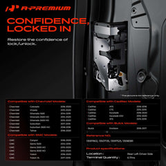 A-Premium rear driver actuator side profile highlighting durable housing and seal