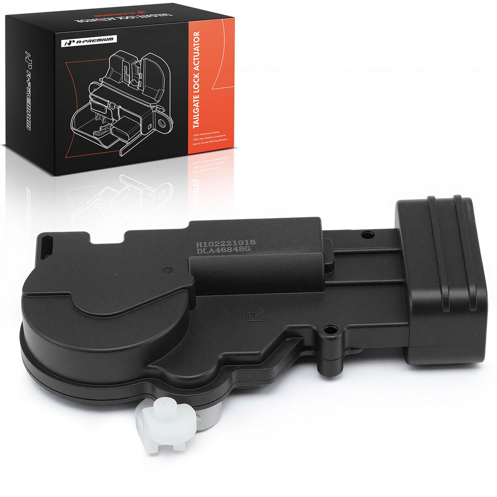 A-Premium actuator lifestyle image with open Sequoia liftgate highlighting practical vehicle use