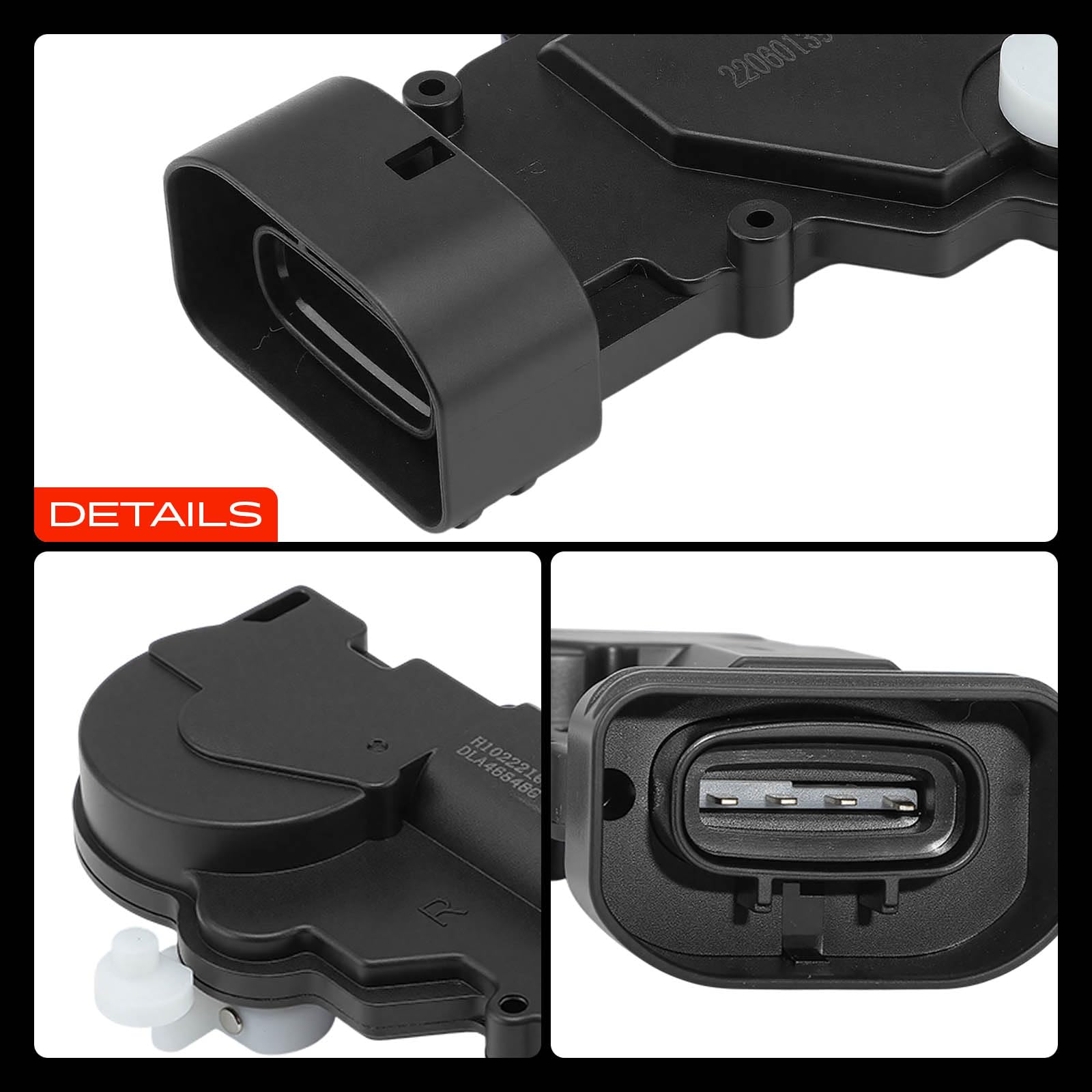 A-Premium actuator texture and plastic finish close-up showing weather-resistant surface