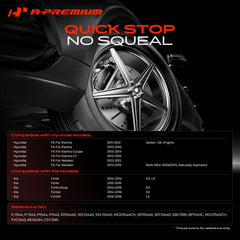 A-Premium rear pad packaging with included hardware and protection