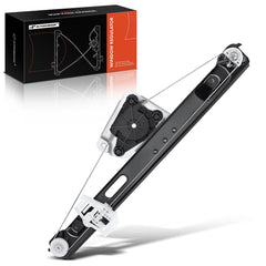 A-Premium front view of rear-right regulator showing OE-fit alignment and durability