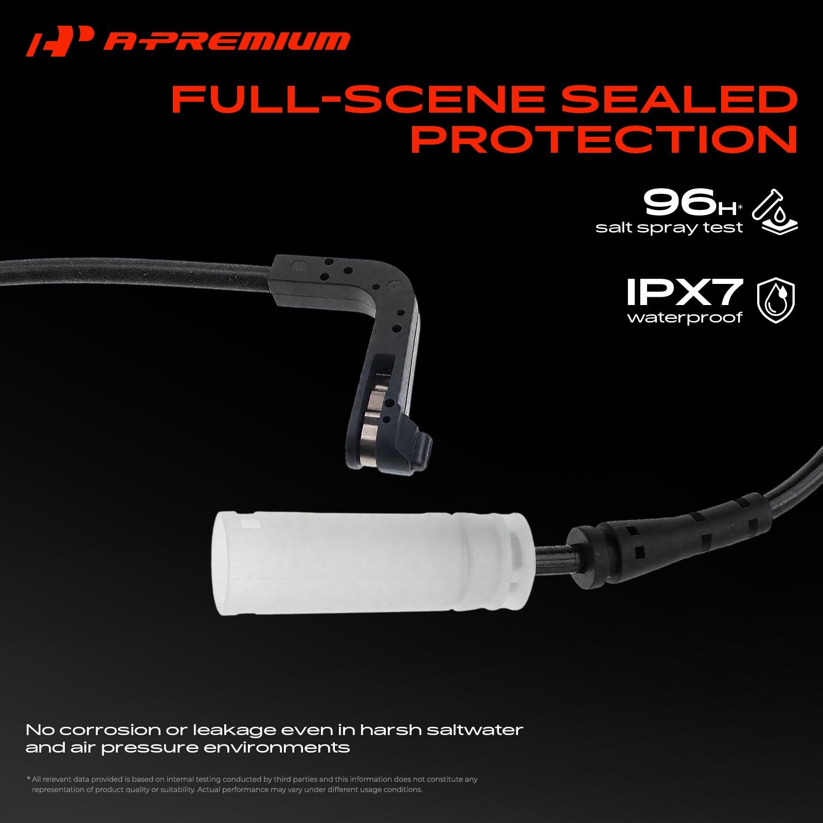 A-Premium rear sensor showing full cable length for correct routing