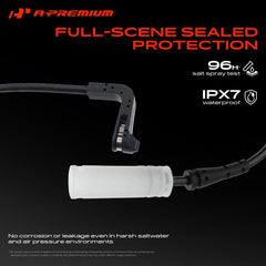 A-Premium rear sensor showing full cable length for correct routing