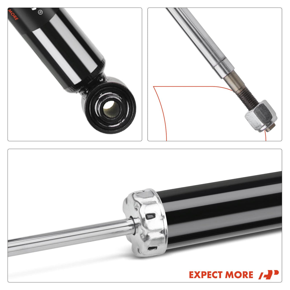 A-Premium rear shock close texture emphasizing sturdy construction and corrosion resistance