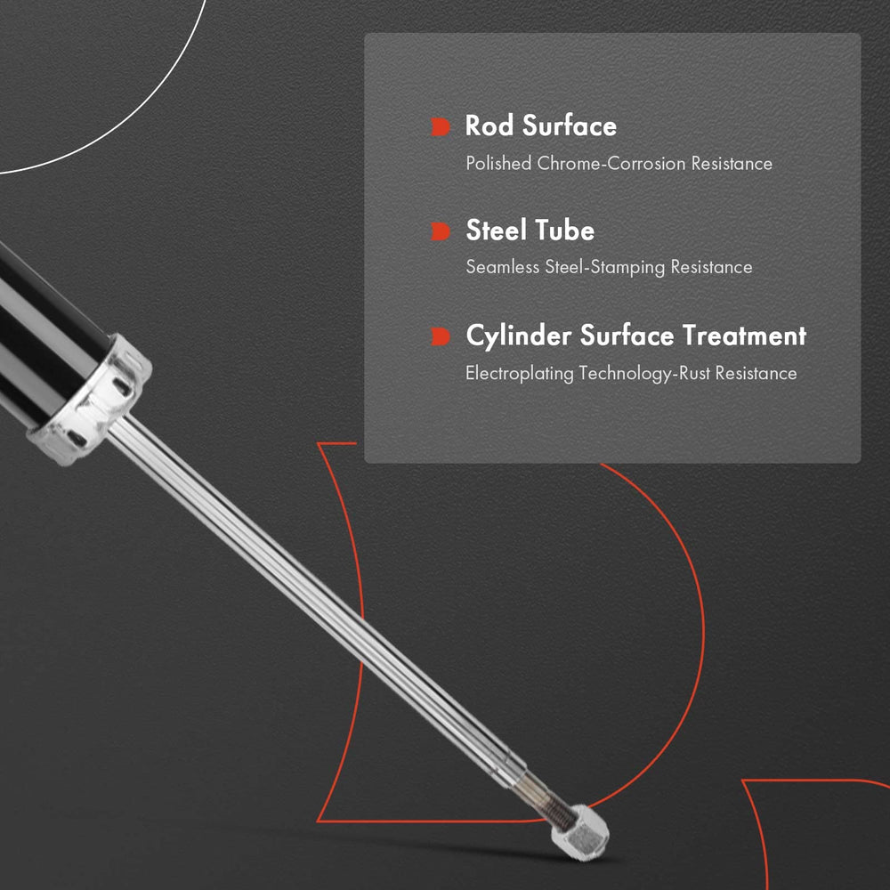A-Premium rear shock installed on vehicle rear demonstrating improved handling