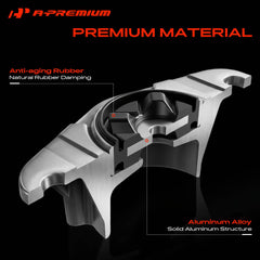 A-Premium detail of mounting holes showing precise bolt alignment benefit