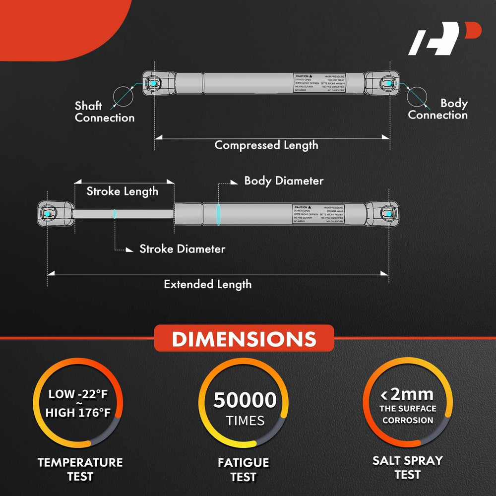 A-Premium label with reference numbers aiding accurate part selection