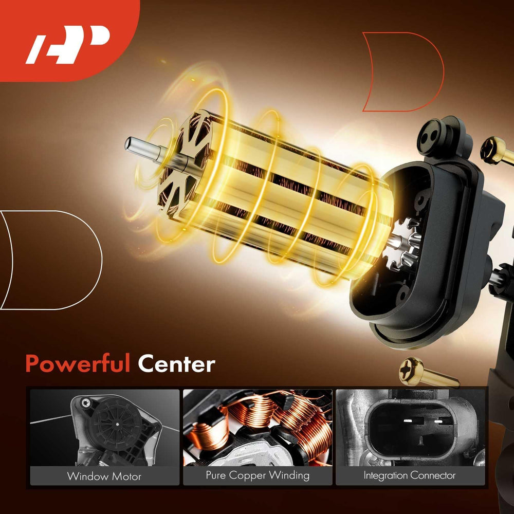 A-Premium regulator arm detail showing strong construction and precise movement