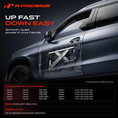 A-Premium close-up of gear and motor demonstrating durable construction and smoother operation