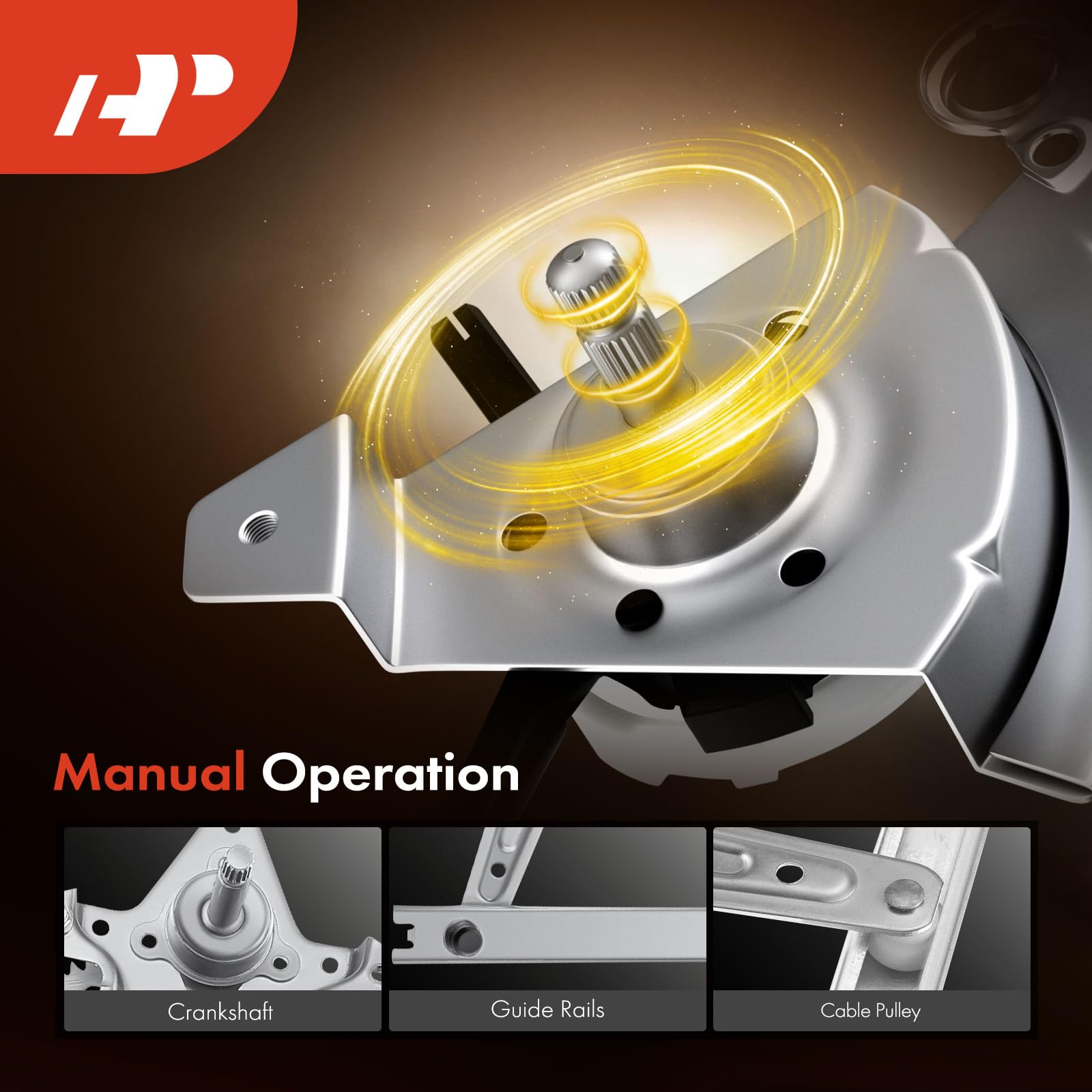 A-Premium mounting points detail showing OE-style alignment and easy bolting
