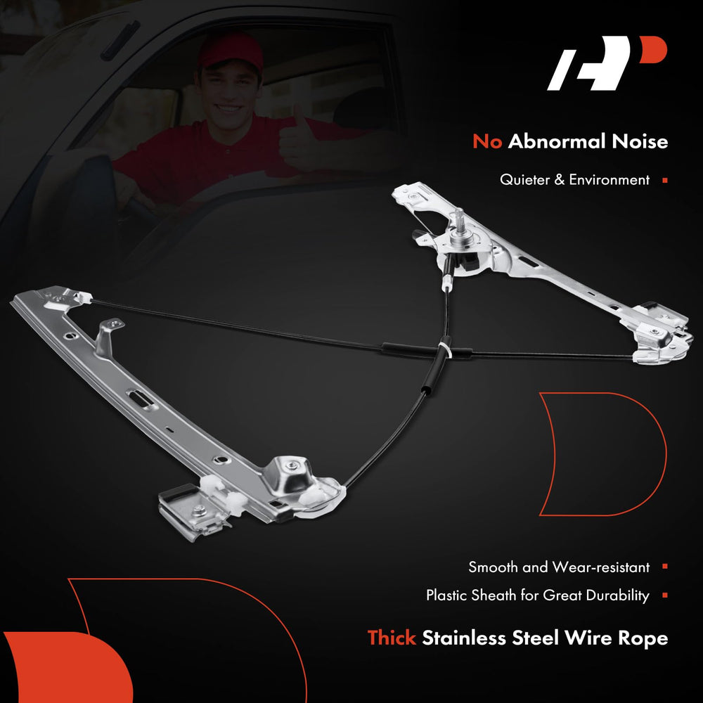 A-Premium regulator side profile with bracket for sturdy door support