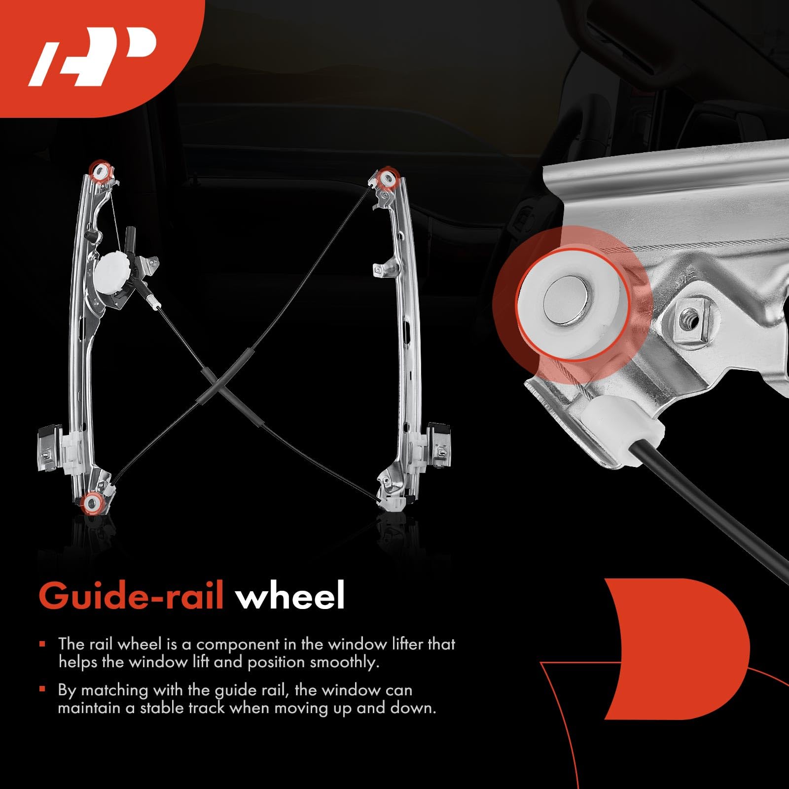 A-Premium regulator showing manual spline and no motor for direct replacement