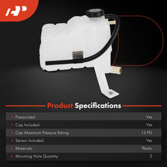 A-Premium cap and sensor close-up showing 15 PSI cap for reliable sealing