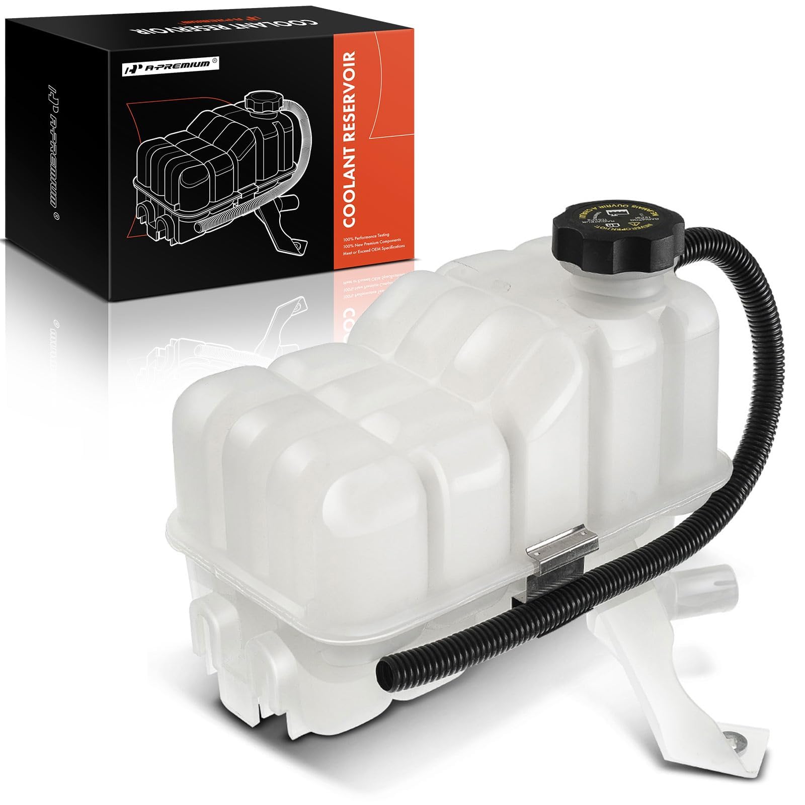 A-Premium reservoir front view showing overall shape and fit benefit