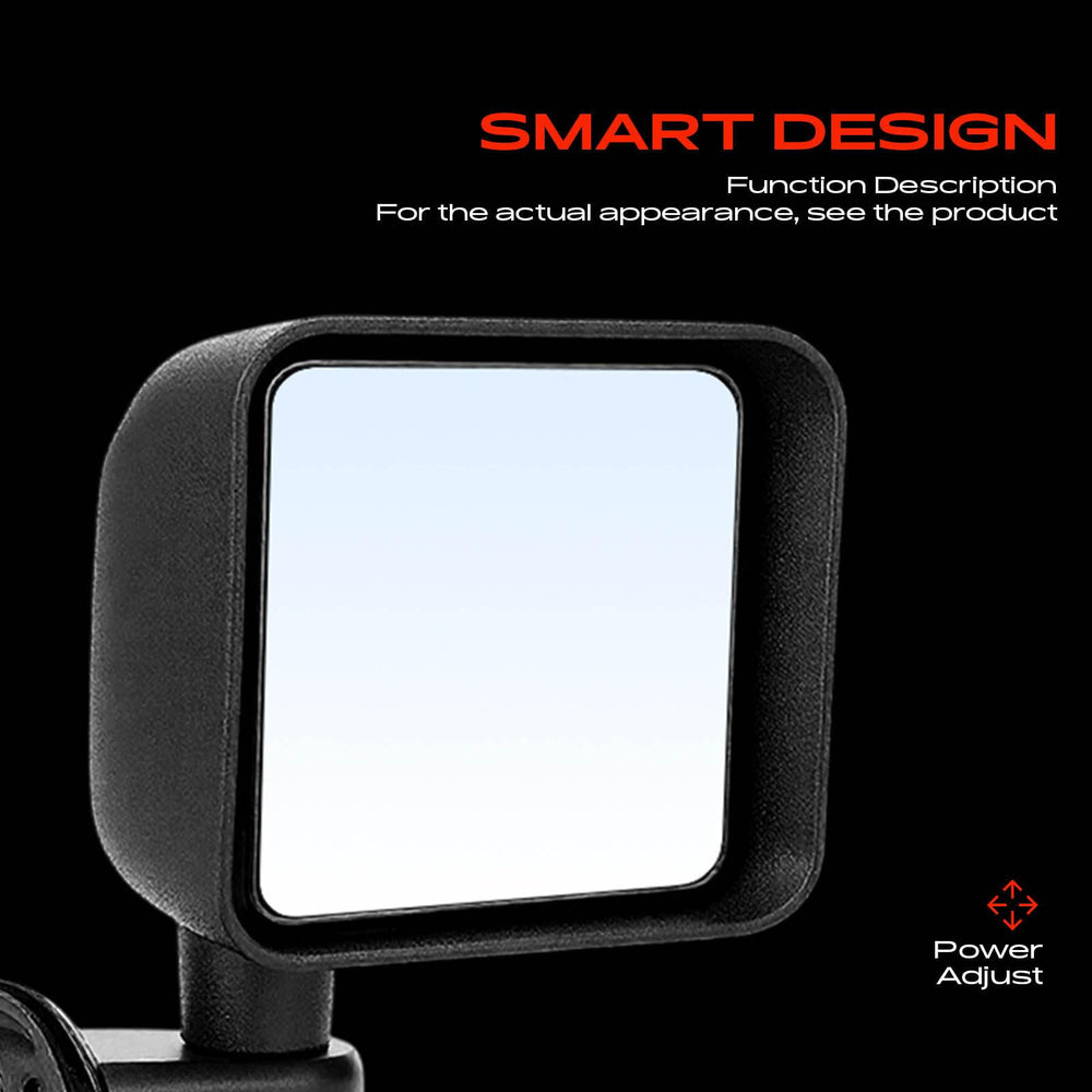 A-Premium right convex glass close-up giving wider field of view for safety