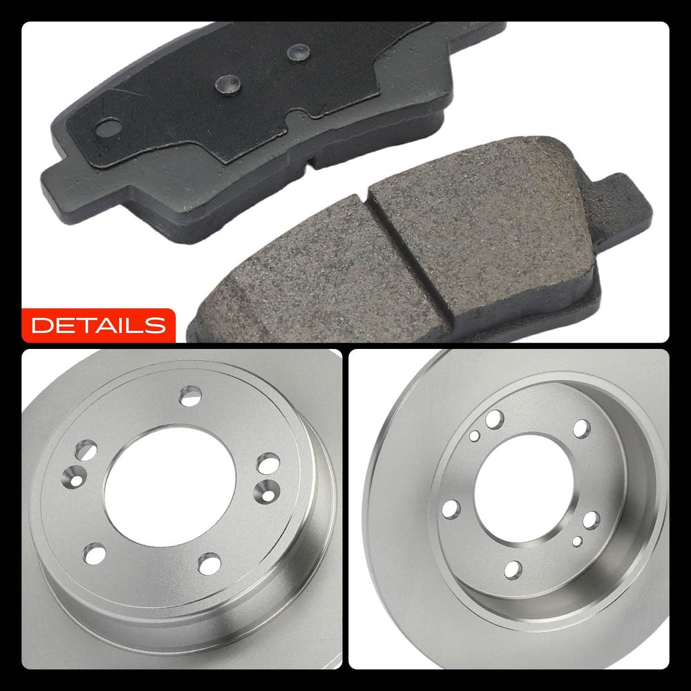 A-Premium rotor placed next to ruler to show 10.31 inch scale and fitment