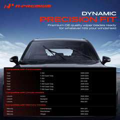 A-Premium rubber edge detail highlighting graphite coating for smoother wipes