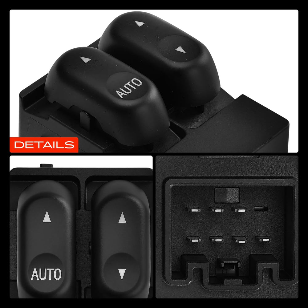 A-Premium switch next to ruler showing compact size and fitment clarity