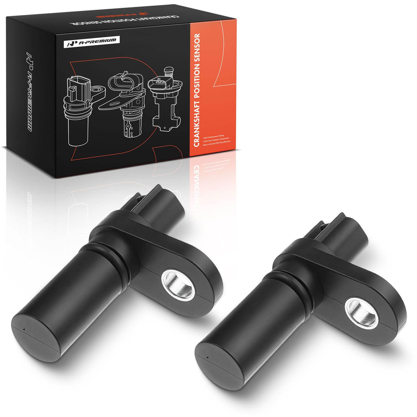 A-Premium sensor label with reference numbers aiding accurate cross-reference
