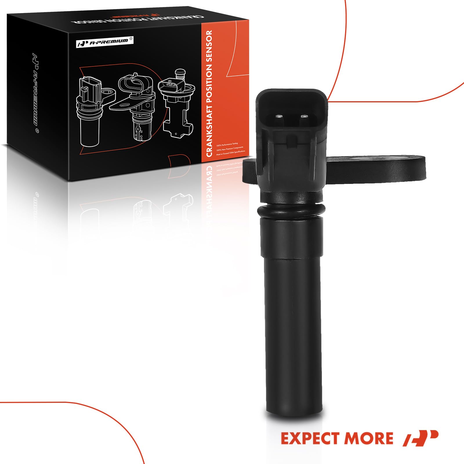 A-Premium sensor in a garage install scene illustrating straightforward DIY replacement