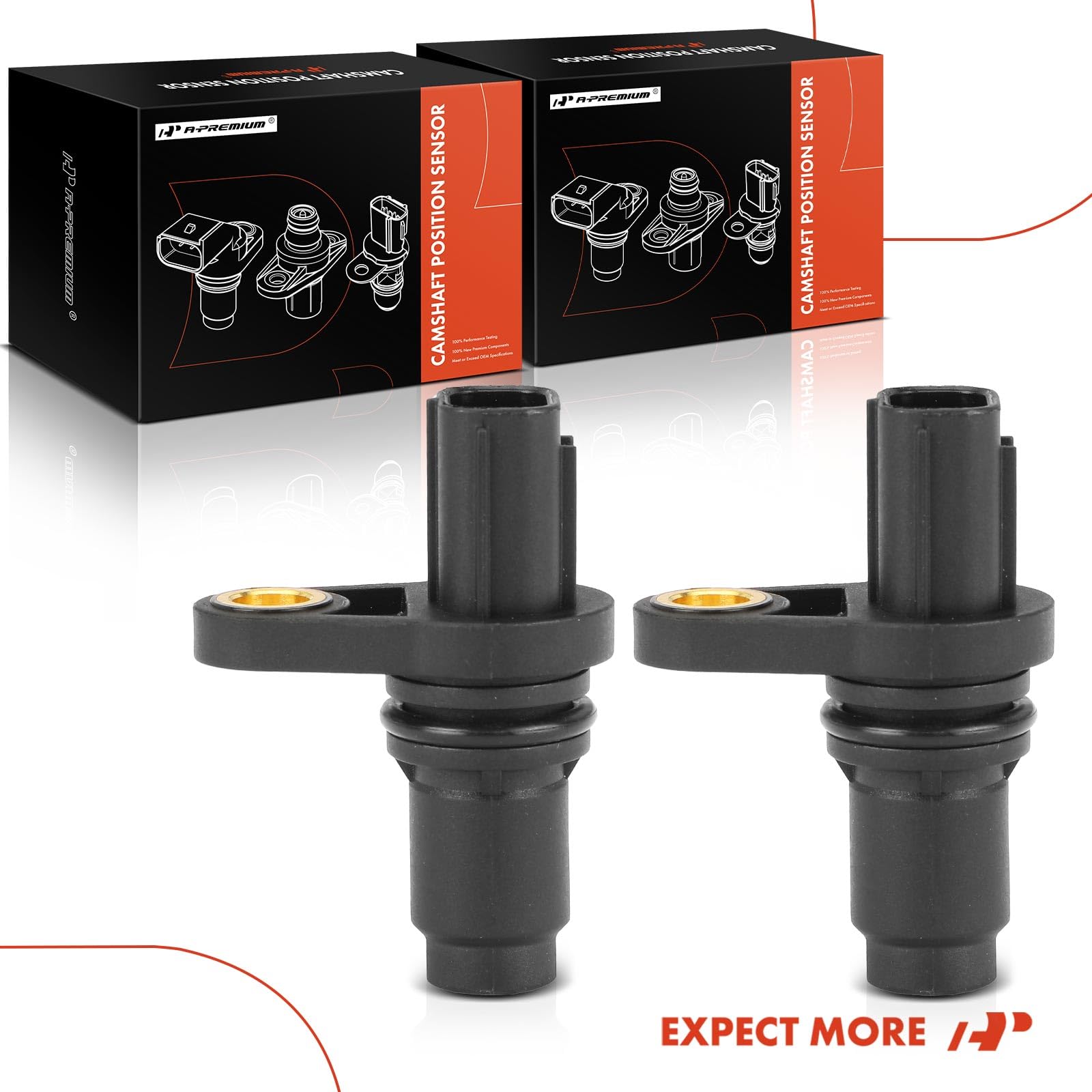 A-Premium sensor in garage setting illustrating professional-quality replacement part
