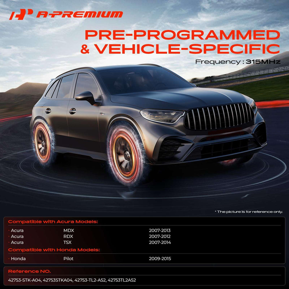 A-Premium sensor mounted on wheel demonstrating direct-fit installation benefit