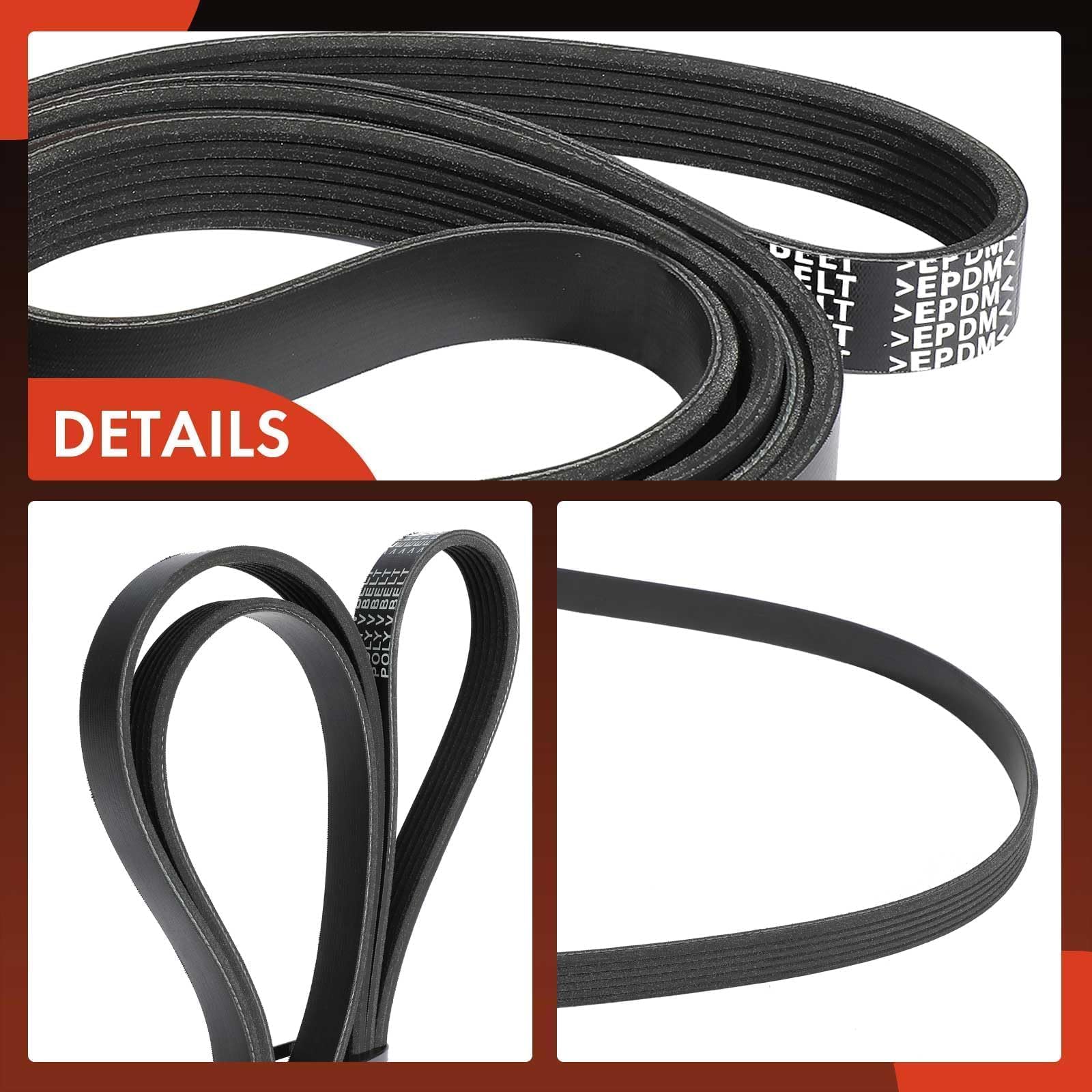 A-Premium belt in a garage setting with a technician demonstrating easy replacement