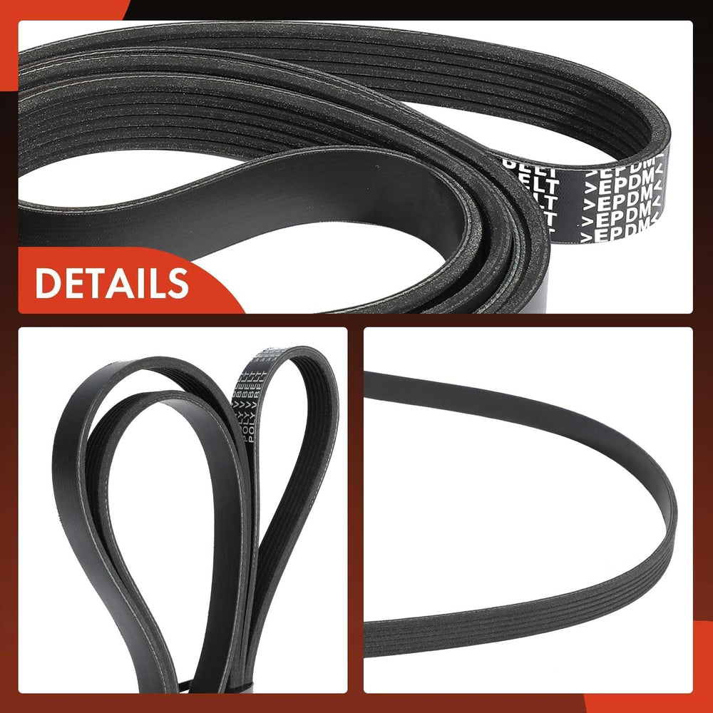 A-Premium belt in a garage setting with a technician demonstrating easy replacement