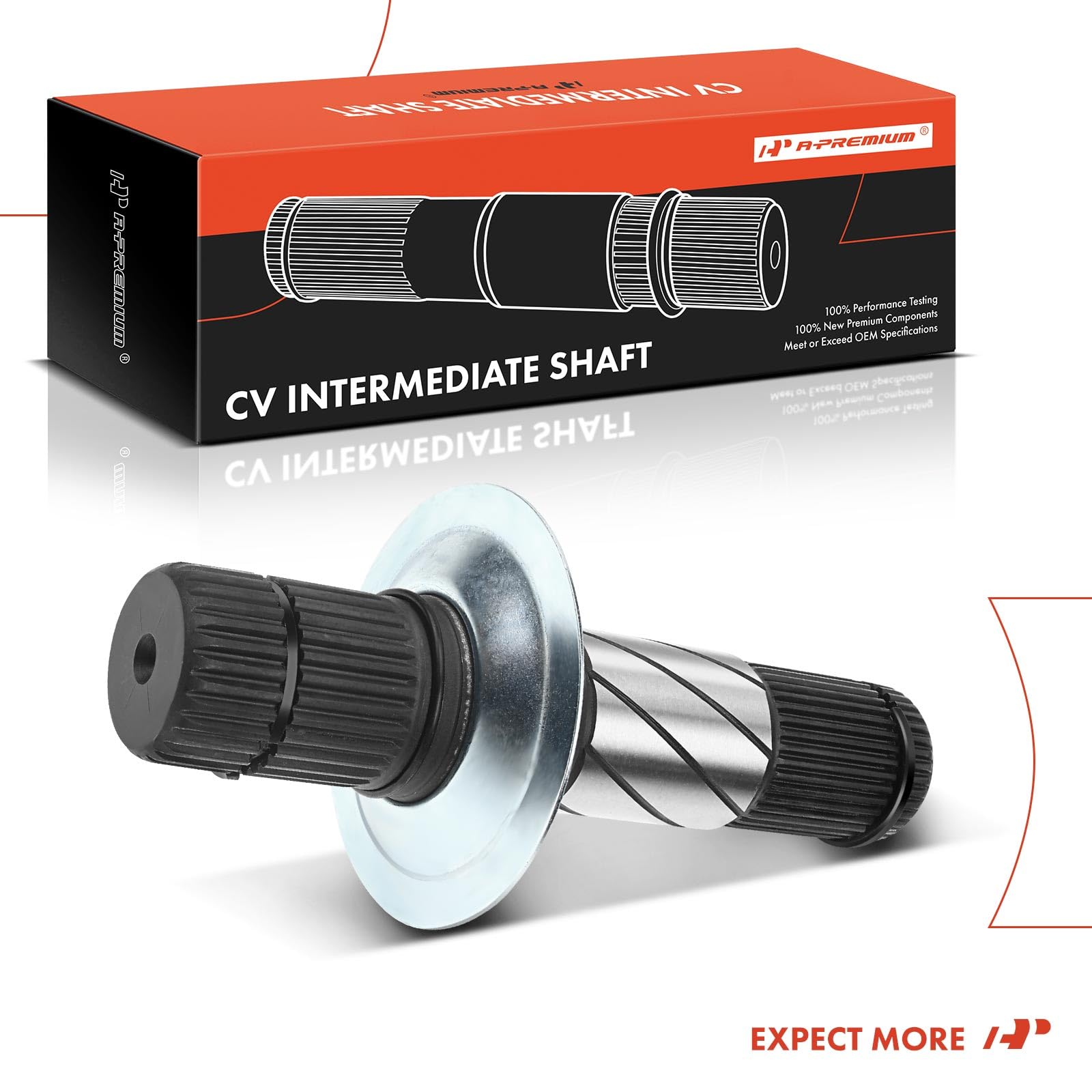 A-Premium shaft in garage setting ready for installation offering professional-grade replacement