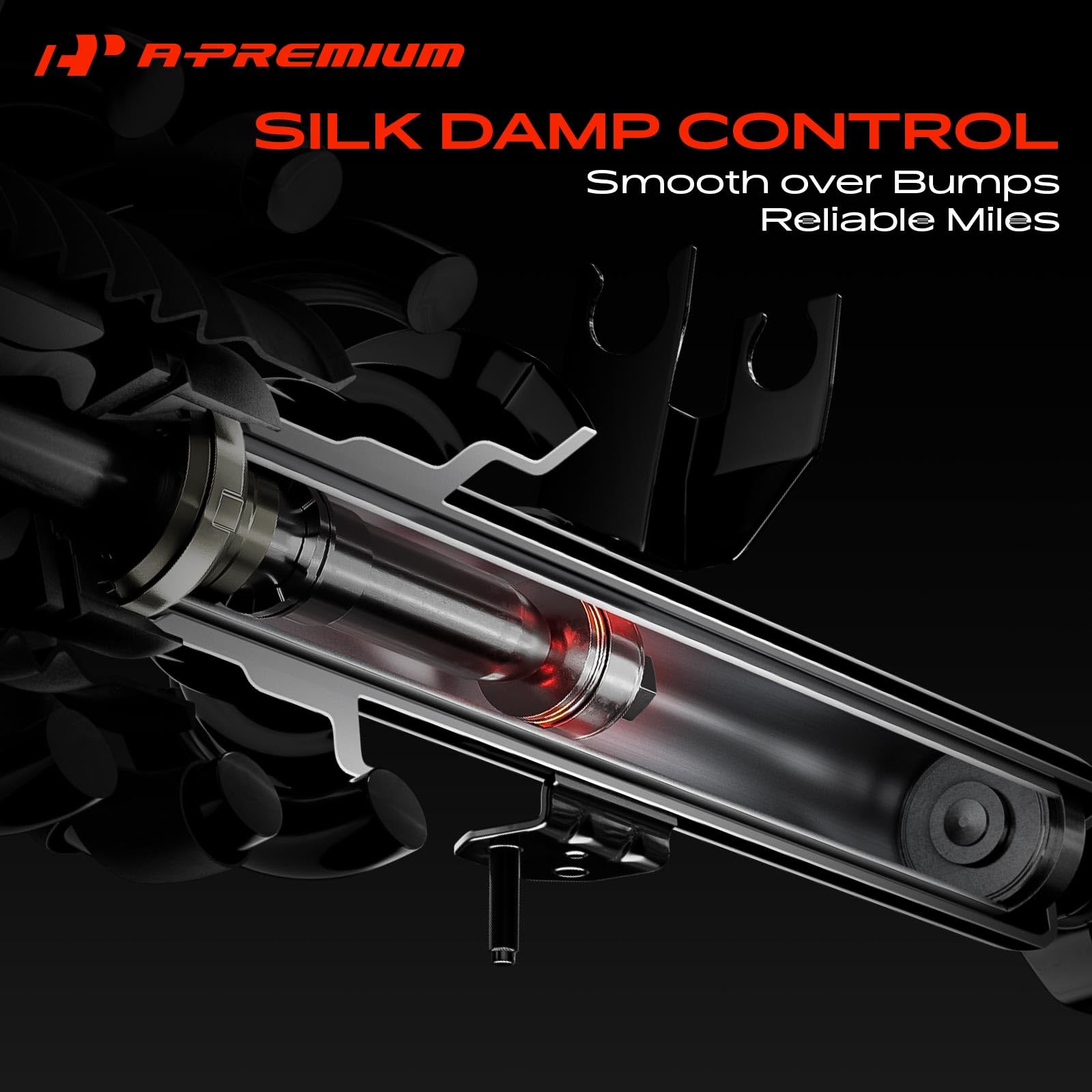 A-Premium double-pipe structure close-up demonstrating increased rigidity advantage