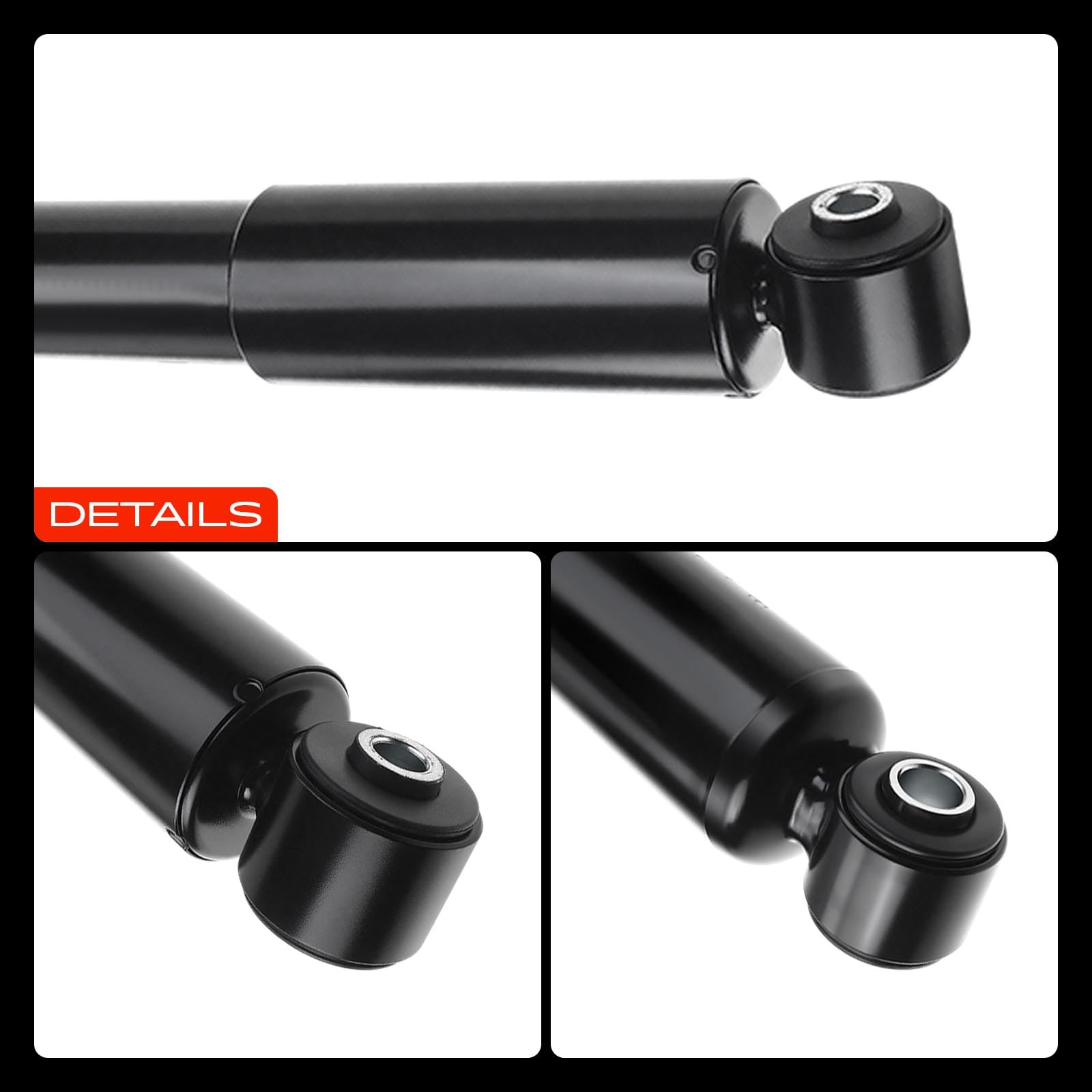 A-Premium shock installed under trunk in a garage setting showing real-world application
