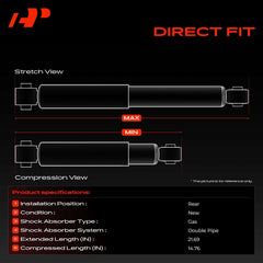 A-Premium shock installed on Civic rear assembly improving handling and control