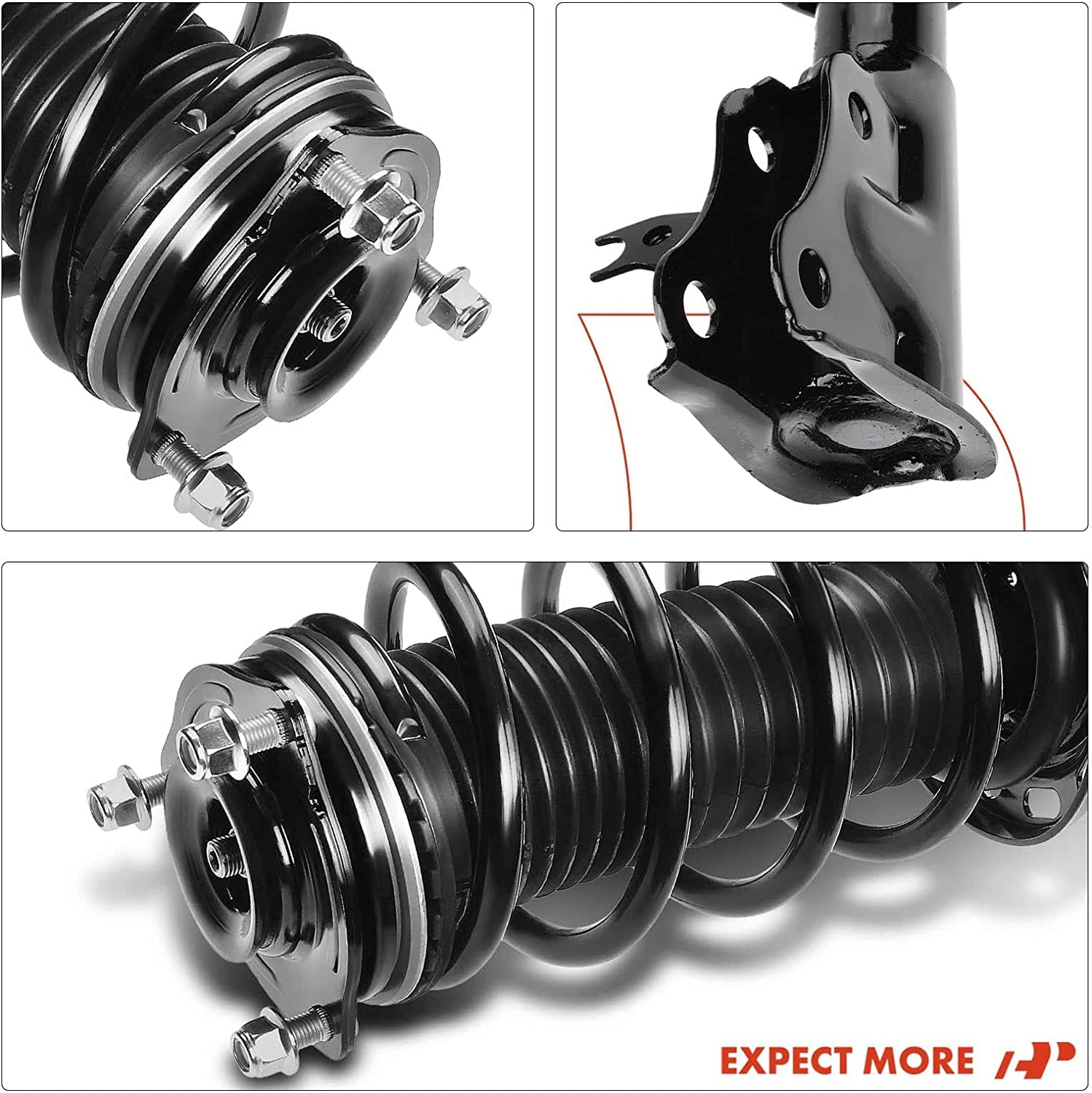 A-Premium rear shocks mounted on car improving ride balance