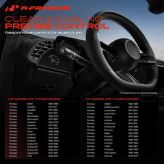 A-Premium side view of lever profile demonstrating ergonomic reach and smooth operation