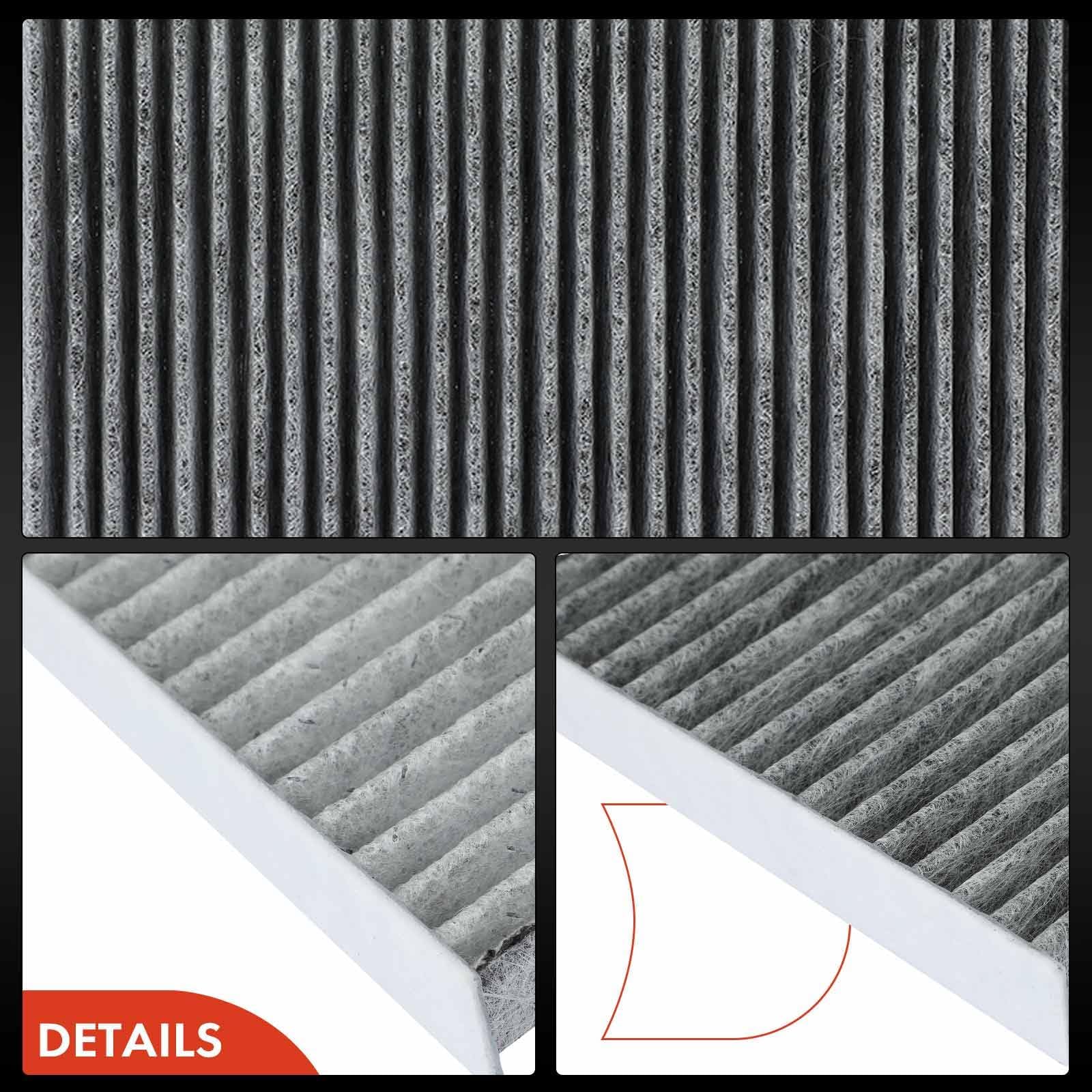 A-Premium filters beside ruler showing exact dimensions for fit confirmation