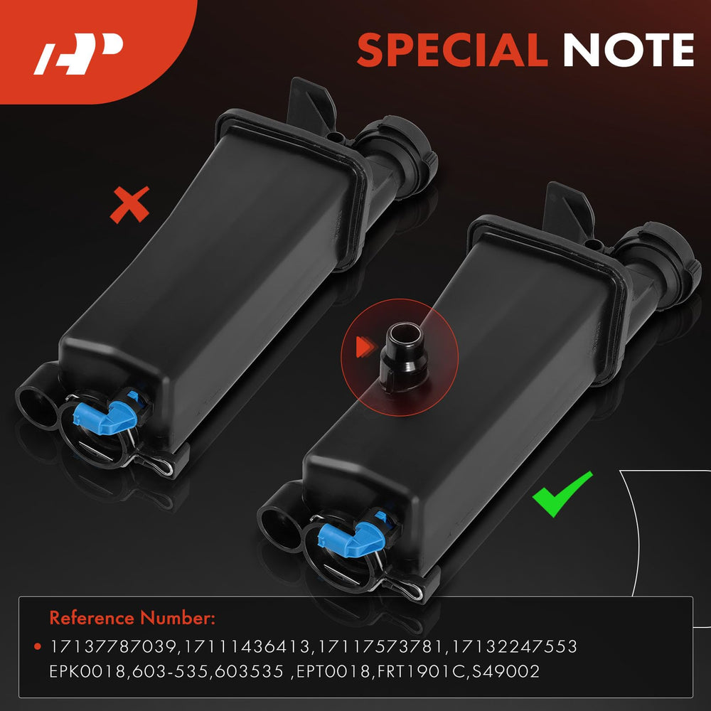 A-Premium reservoir beside ruler demonstrating dimensions for correct fit