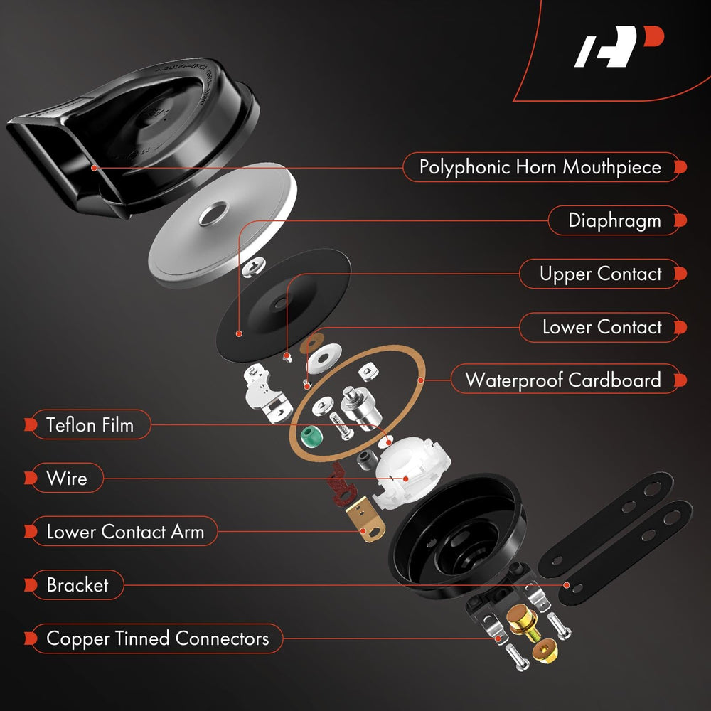 A-Premium horn copper plug connector for improved electrical conductivity
