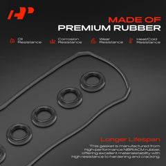 Detail of A-Premium NBR spark plug tube seals preventing oil intrusion around plugs