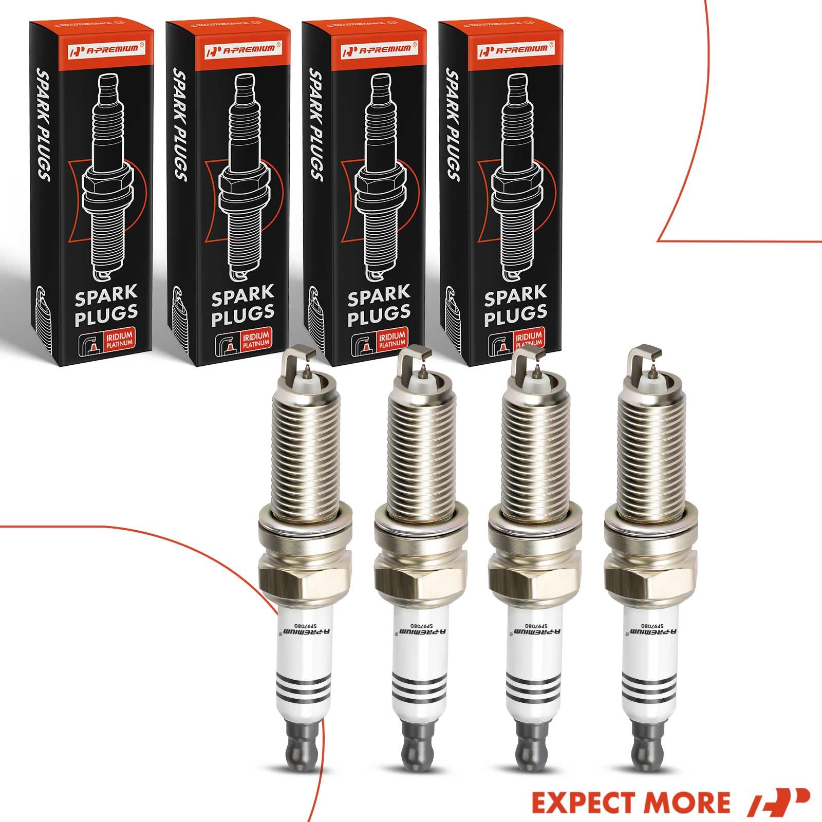 A-Premium spec label close-up showing part numbers and compatibility reassurance