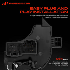 A-Premium lever texture detail showing durable high-impact plastic finish