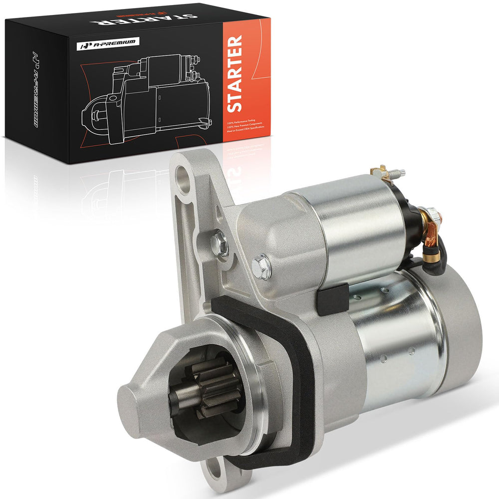A-Premium starter front view showing robust build and reliable fit