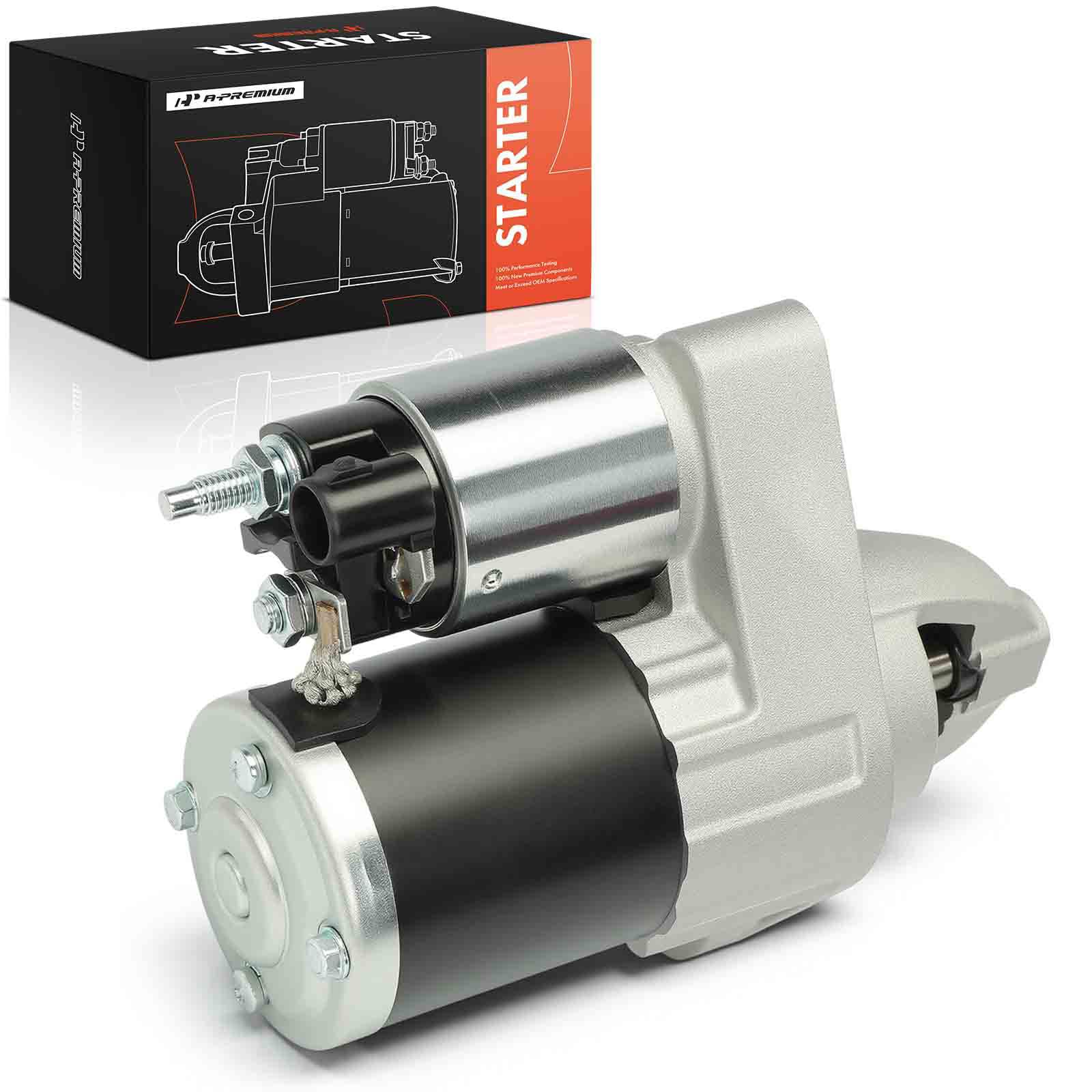 A-Premium starter in garage during installation indicating professional use