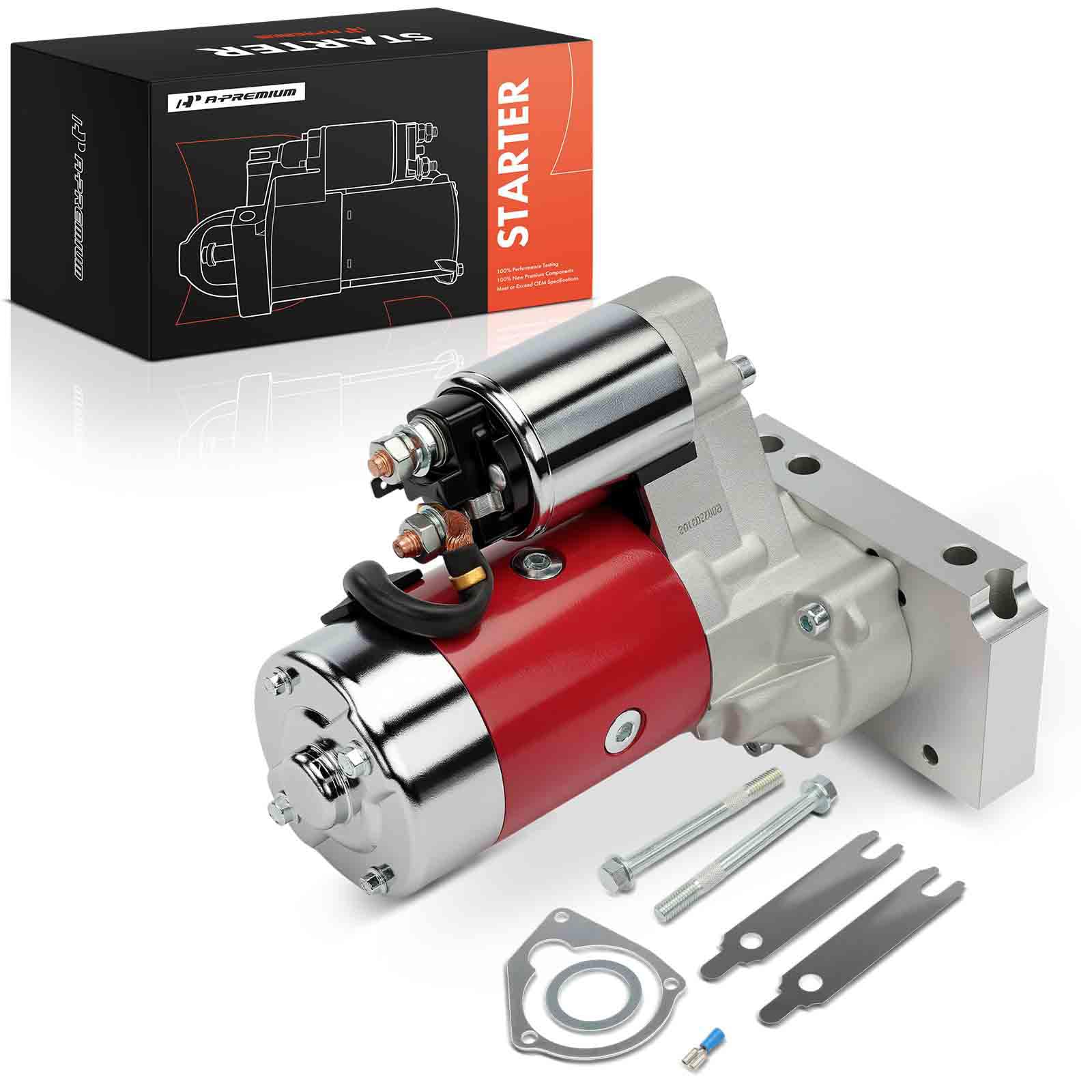 A-Premium starter in garage installation scene showing easy serviceability