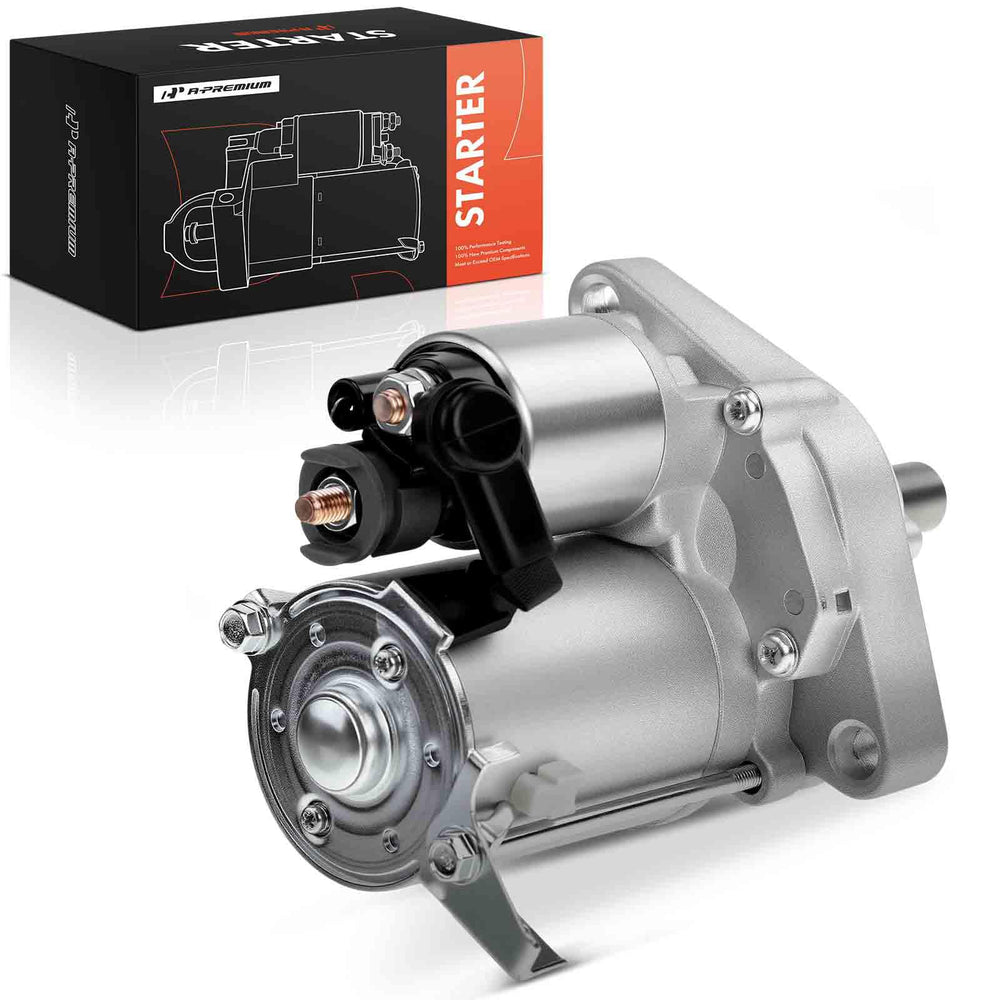 A-Premium starter in a garage setting illustrating professional replacement benefit