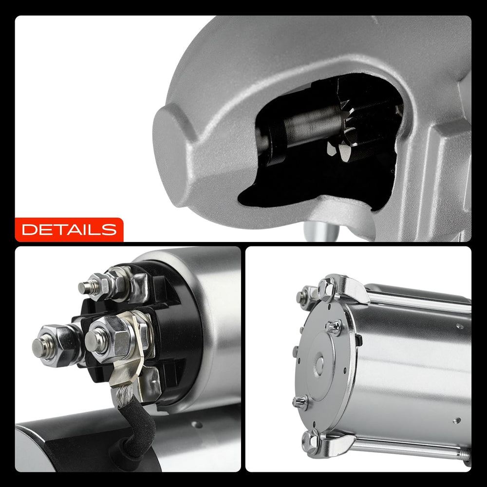 A-Premium starter motor copper terminal detail ensuring solid electrical contact