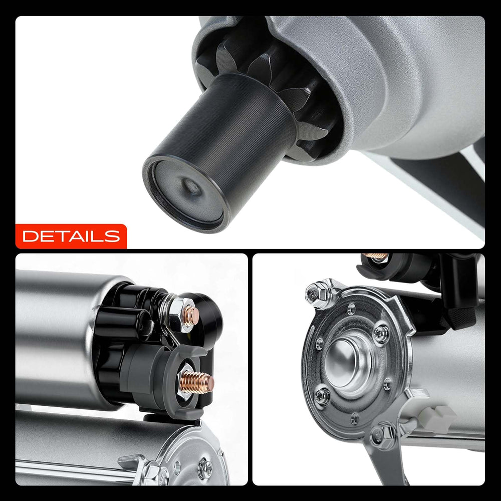 A-Premium starter underbody installation angle for mechanic accessibility