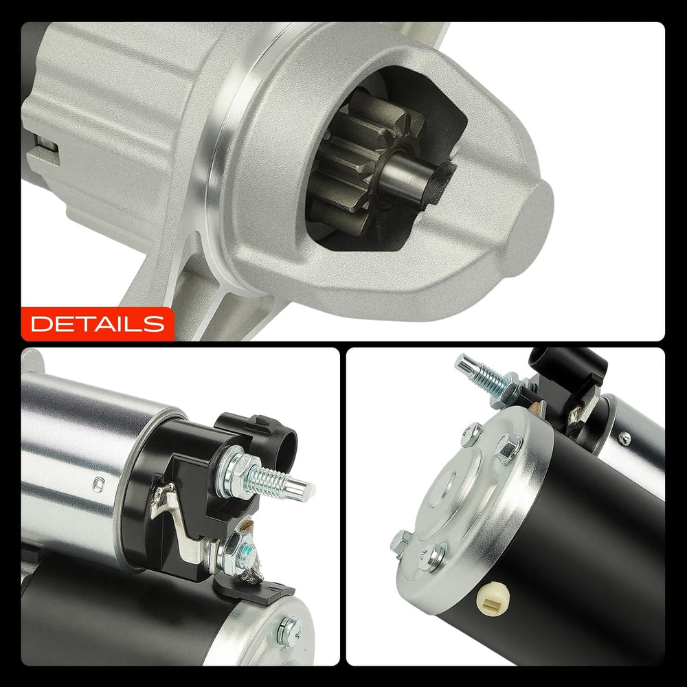A-Premium starter underside lighting showing clockwise rotation orientation