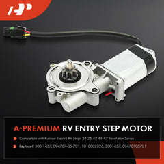 A-Premium step motor mounting plate detail illustrating secure fit and durability
