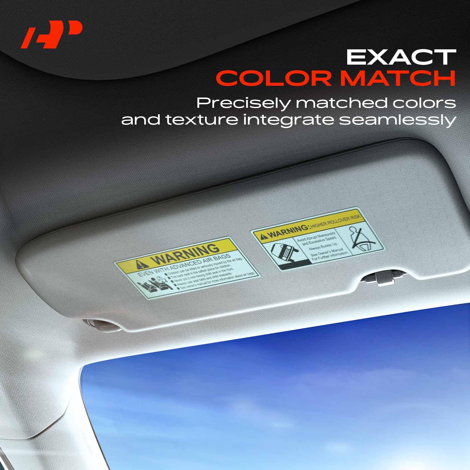 A-Premium visor installed in Honda Civic interior improving driver comfort